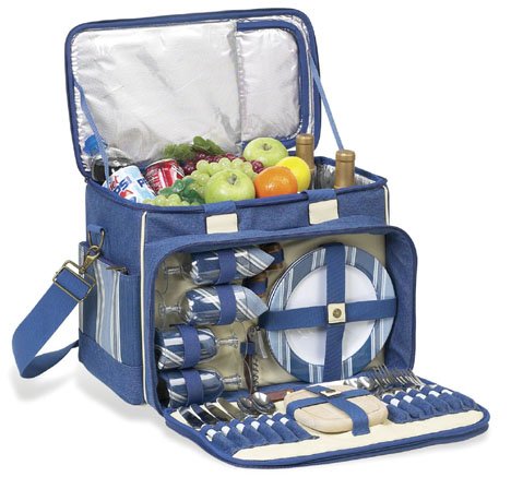 best deal picnic at ascot aegean deluxe picnic cooler, 4 person